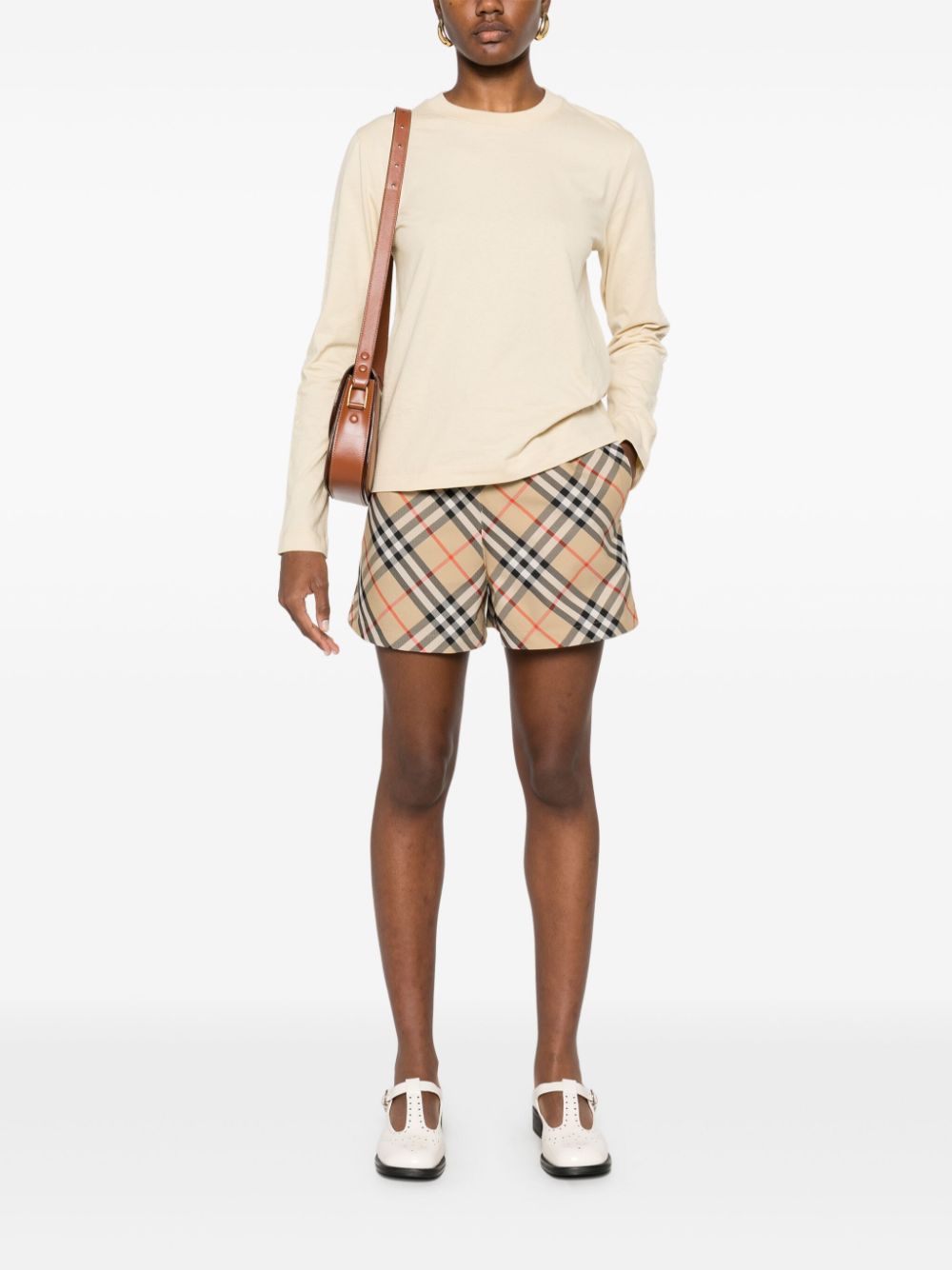 Burberry Vintage Check-print shorts - Beige