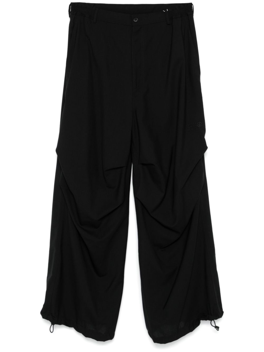 MM6 Maison Margiela drawstring trousers - Black