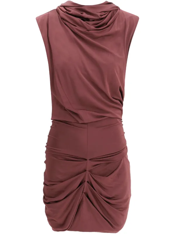 knee length dresses for ladies Magda Butrym // Gather Floral Cutout Dress – VSP Consignment main image 1