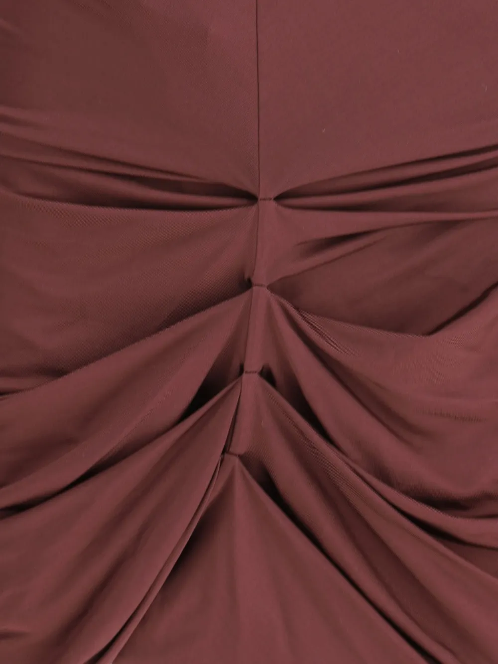 MAGDA BUTRYM DRAPED MINI DRESS