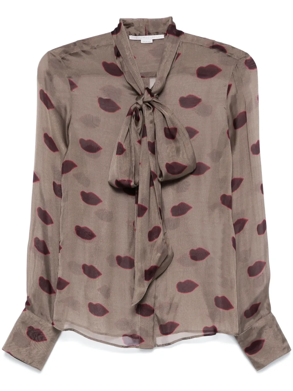 Stella McCartney Blouse met patroon Groen