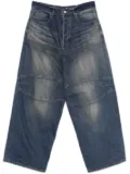 Balenciaga logo-patch jeans - Blue