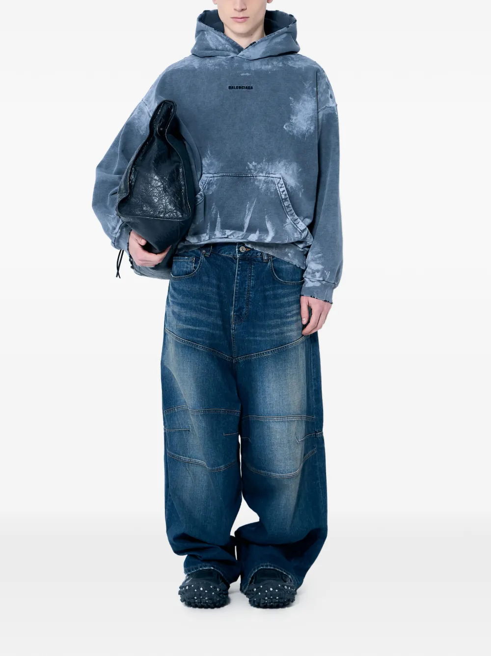  Balenciaga Logo-patch Jeans - Blue 