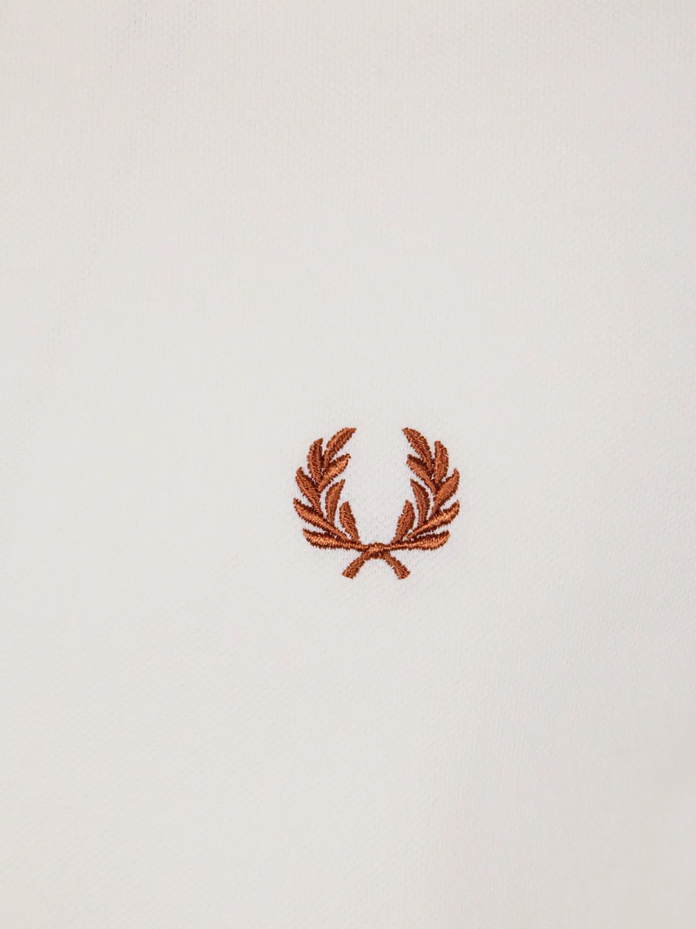 Fred Perry Poloshirt met print Beige