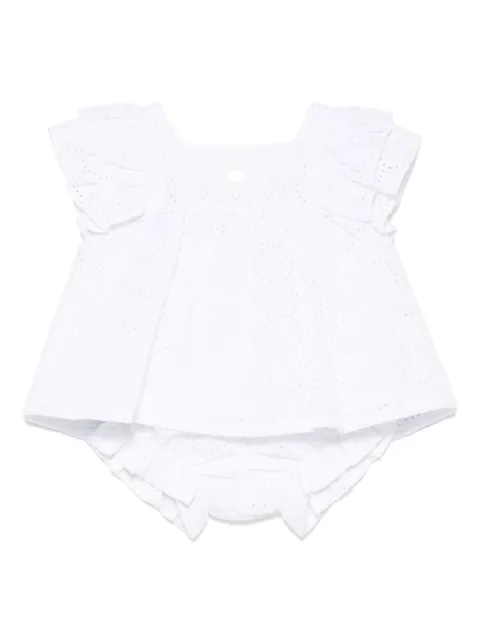 Patachou set de shorts con bordado inglés