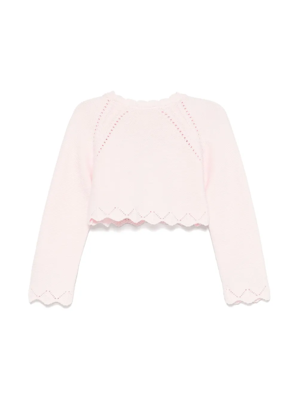 Patachou Vest met geborduurde bloemen Roze