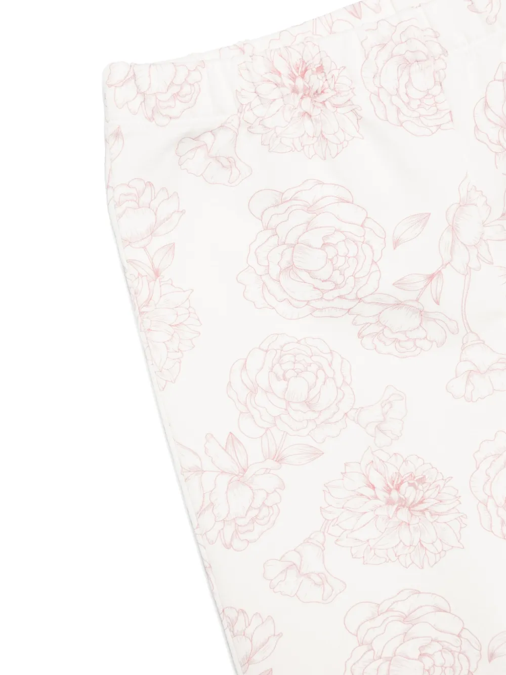 Patachou Top en legging met bloemenprint Roze