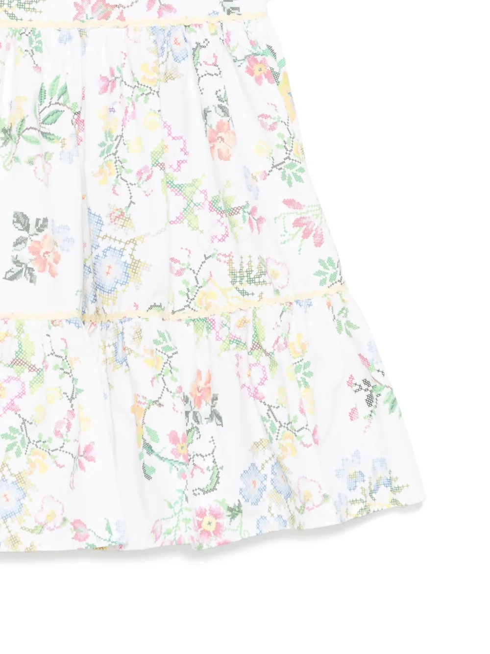 Patachou Jurk met bloemenprint Wit