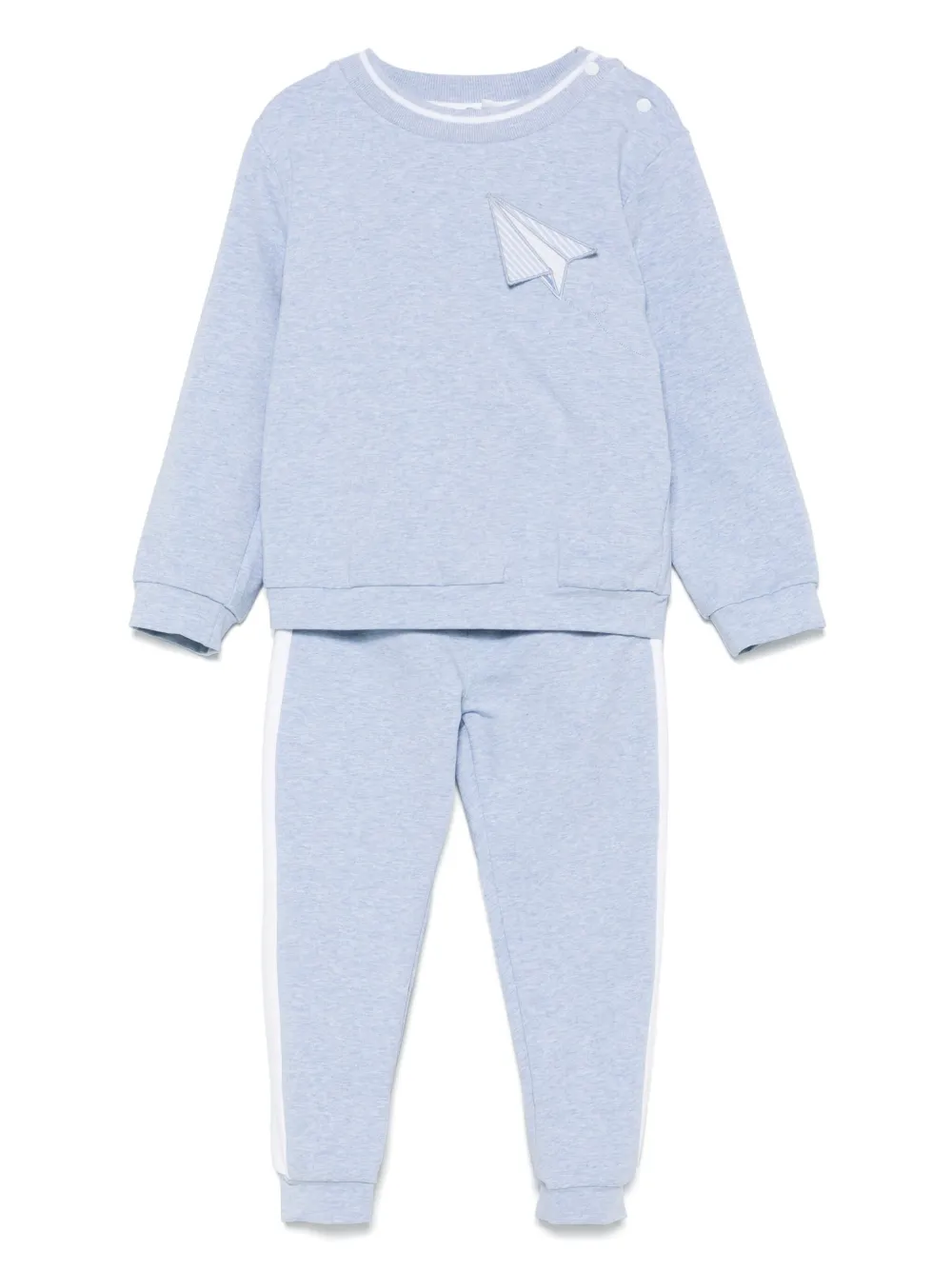 Patachou mélange-effect tracksuit set | Blue | Image 1