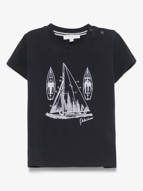 Patachou playera con motivo bordado