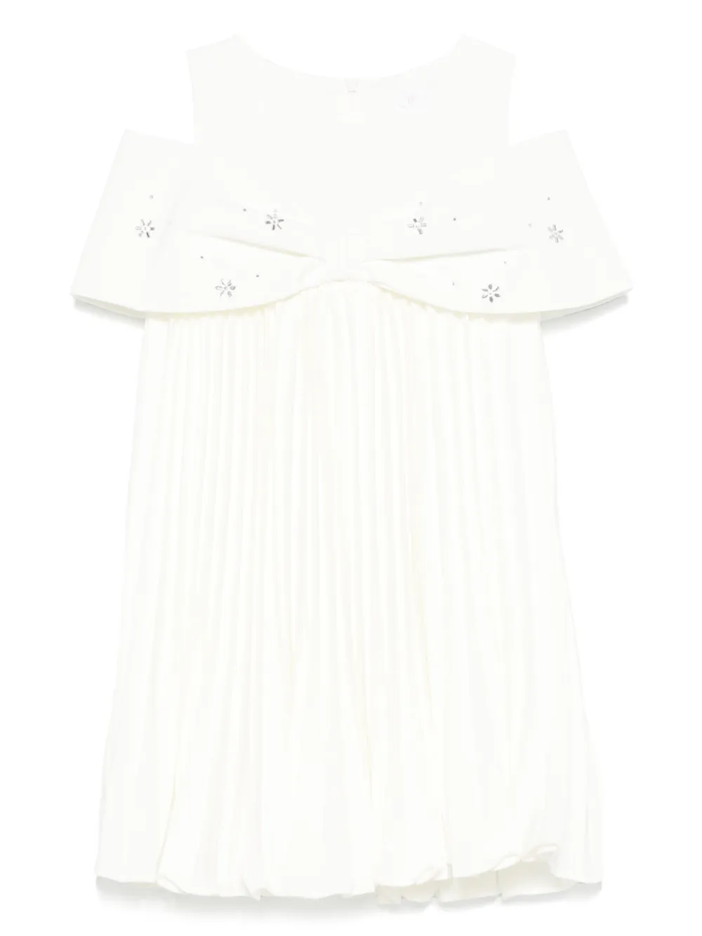 Patachou Jurk met strikdetail Wit