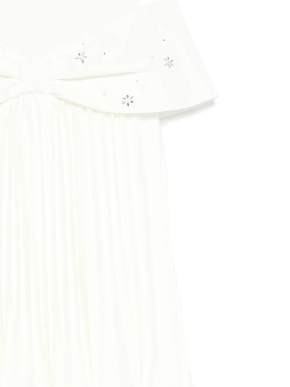 Patachou Jurk met strikdetail Wit