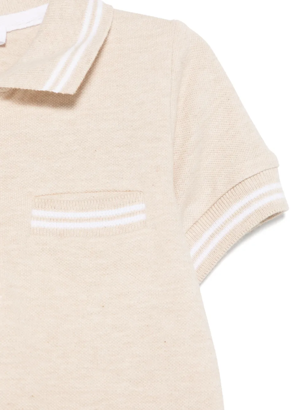 Patachou Katoenen poloshirt Beige