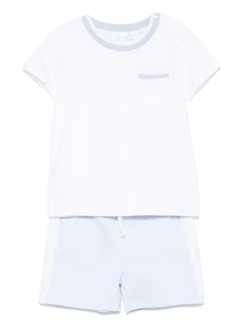 Patachou set de shorts con diseño color block