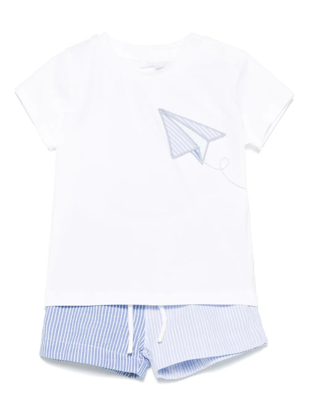 Patachou Gestreiftes Short-Set | Blau | Image 1