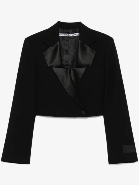 Alexander Wang double-breasted cropped blazer