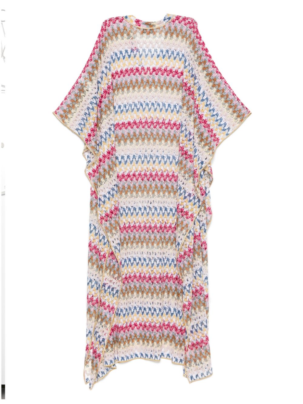 Missoni lamé crochet beach cover-up - Roze