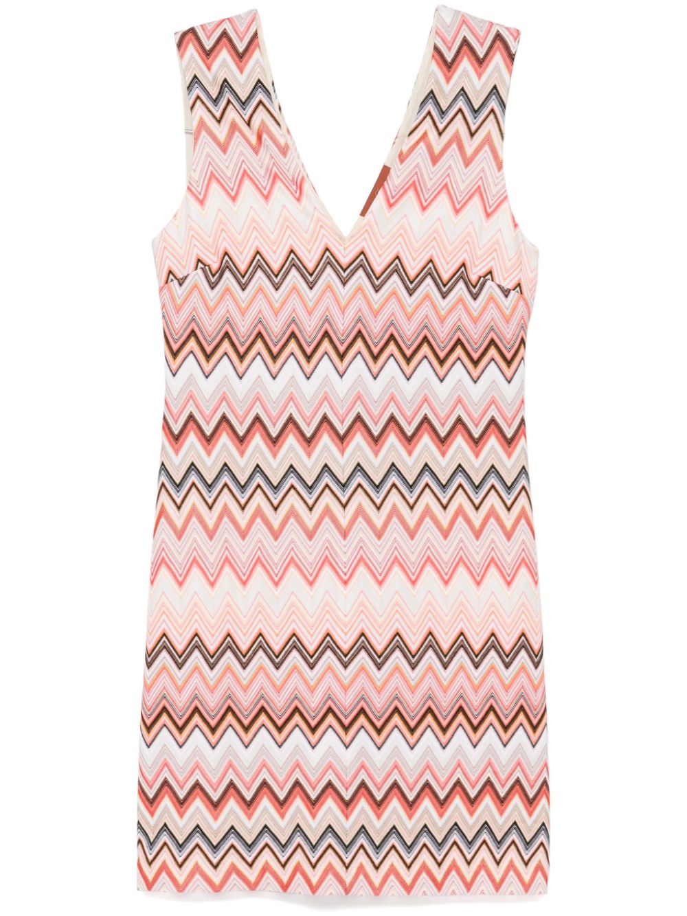 Missoni zigzag mini dress - Orange