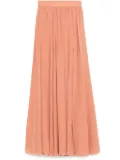 Elie Saab silk maxi skirt - Pink