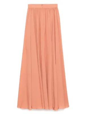 【ELIE SAAB】Gabardine Wrap Skirt Elie Saab Gabardine Wrap Skirt | Green | FARFETCH