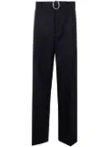 Jil Sander belted trousers - Black