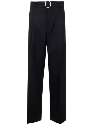 JIL SANDER(ジル・サンダー)ストレートパンツ - FARFETCH JIL SANDER(ジル・サンダー)ストレートパンツ - FARFETCH