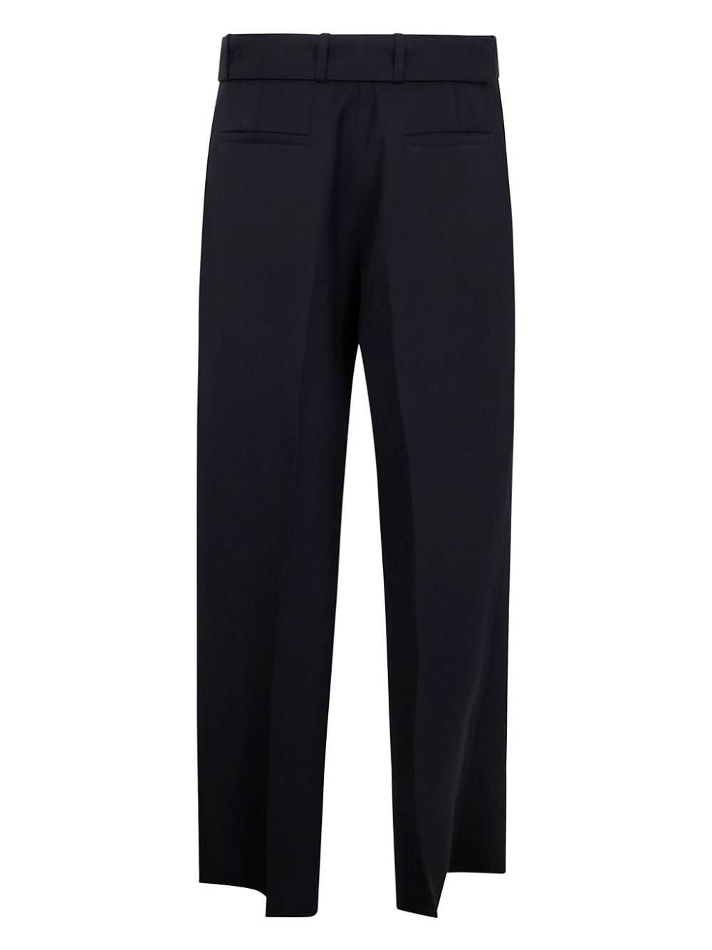 Jil Sander belted trousers - Zwart