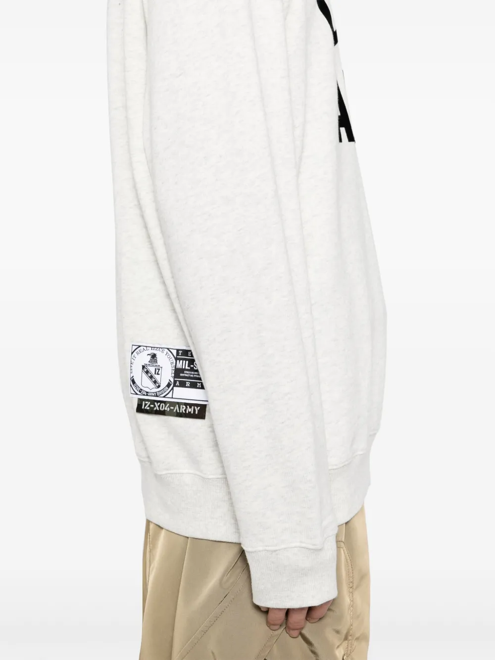 izzue Sweater met logo Wit