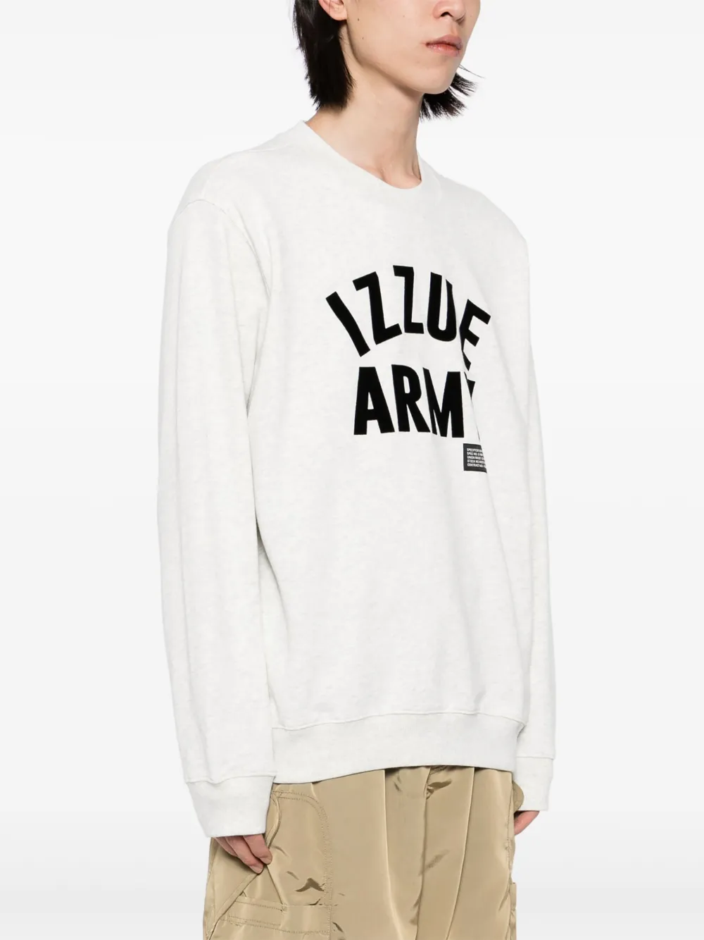 izzue Sweater met logo Wit