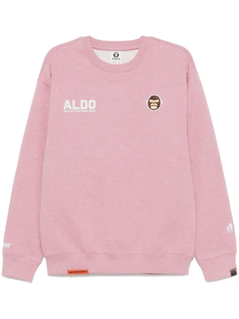 AAPE BY *A BATHING APE® logo-embroidered sweatshirt