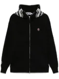 A BATHING APE® one-point ape-head shark full-zip hoodie - Black