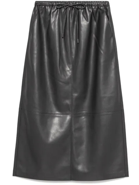 b+ab faux-leather skirt