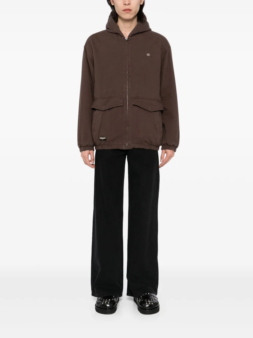 CHOCOOLATE logo-patch hooded jacket | Hooded Jackets | Image 2