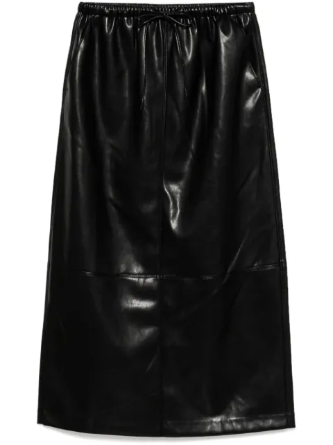 b+ab faux-leather skirt