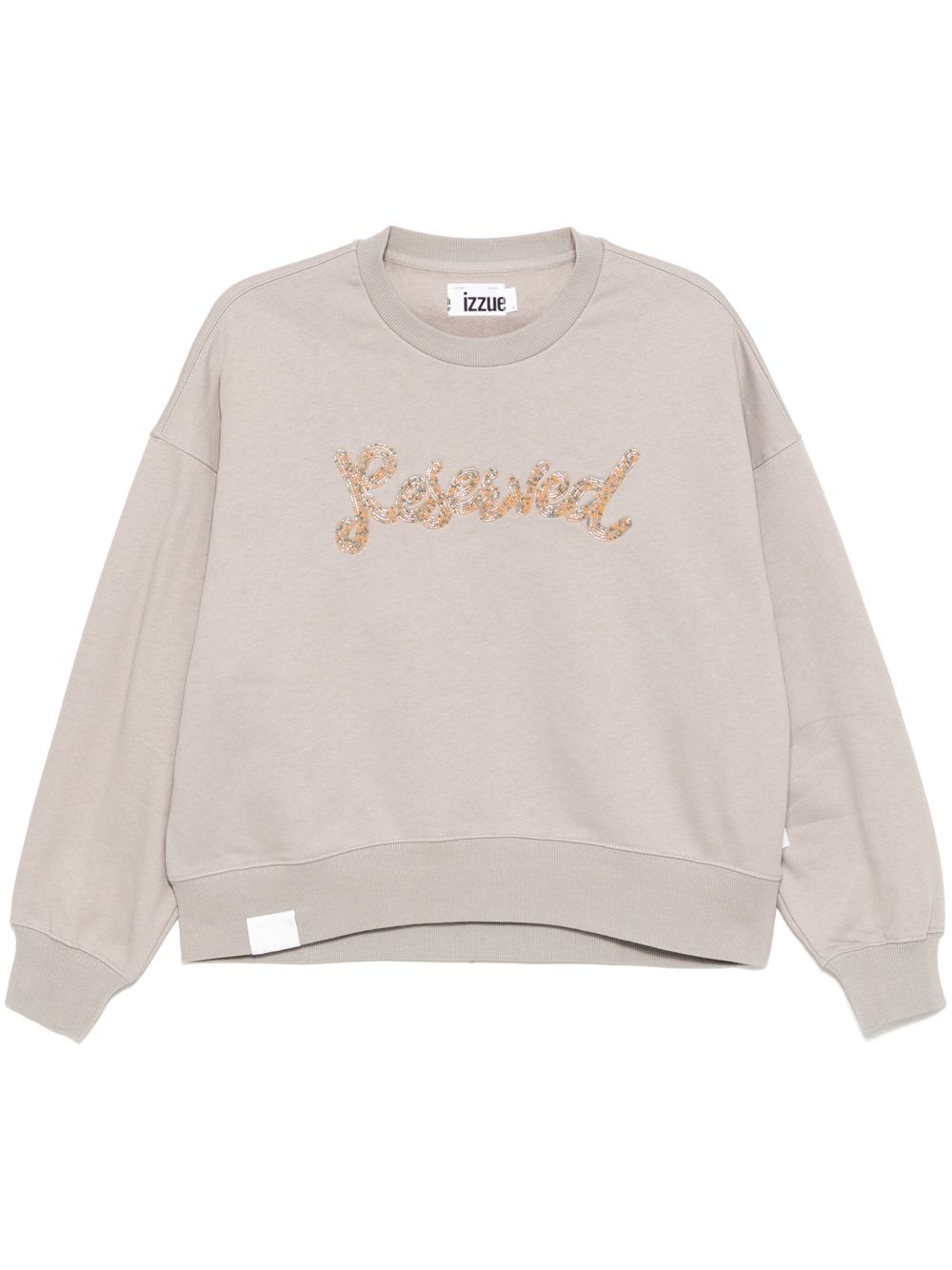 izzue Reserved sweatshirt - Neutrals