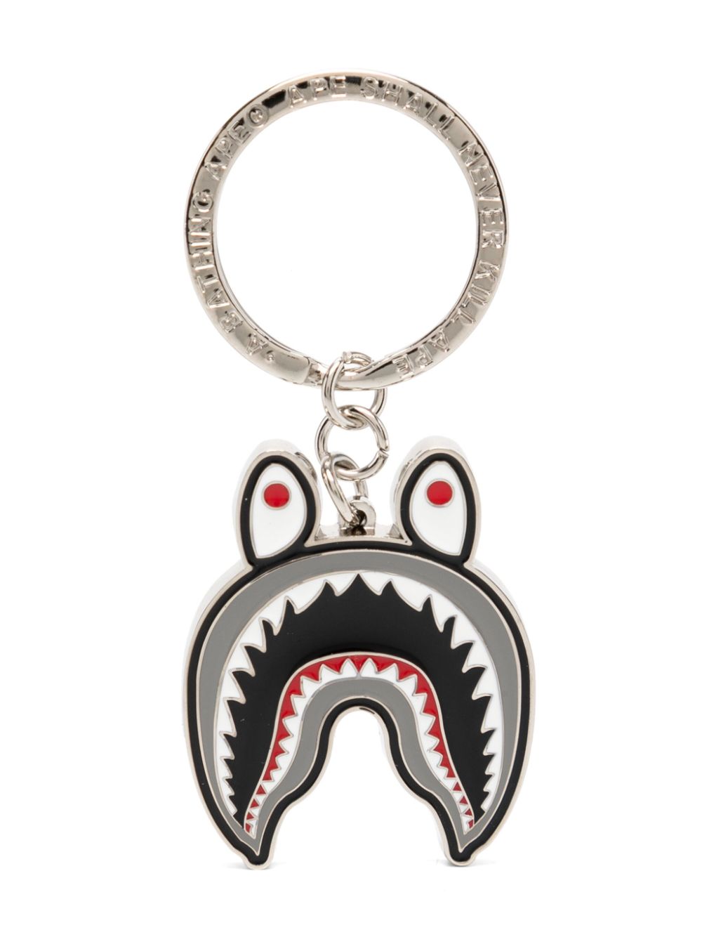 A BATHING APE Shark sleutelhanger Zwart