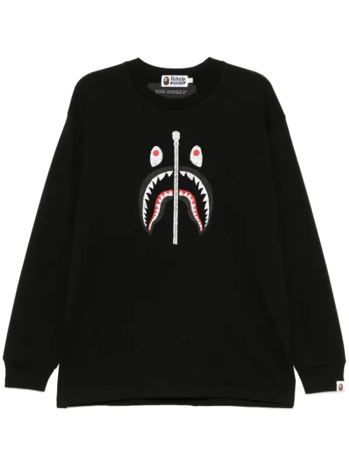 T-shirt à imprimé requin - A BATHING APE® - Modalova