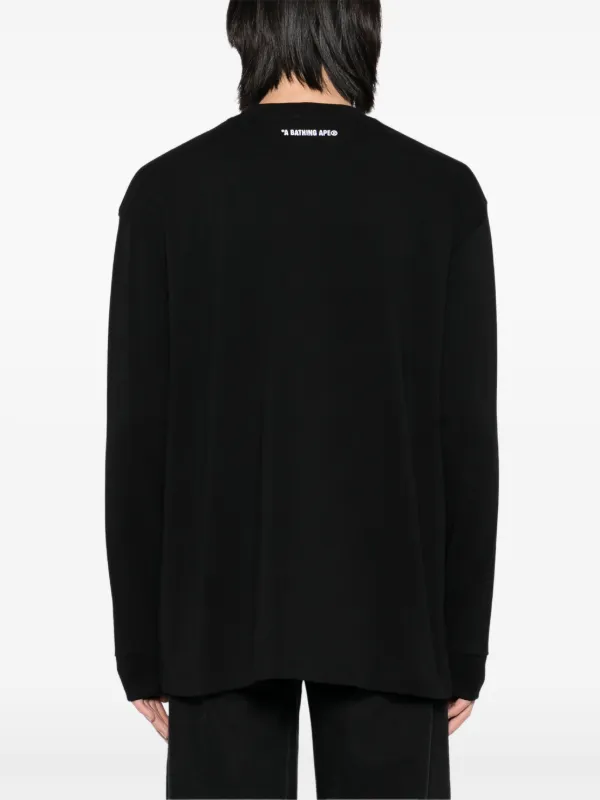A BATHING APE シャークプリント Tシャツ M ブラック アベイシングエイプ A BATHING APE BAPE SHARK シャーク