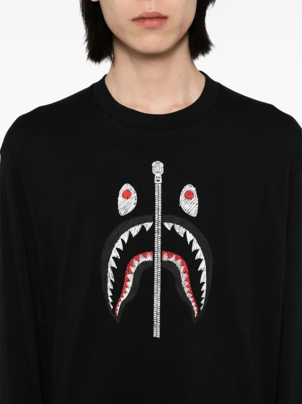A BATHING APE シャークTシャツ S SHARK TEE | bape.com