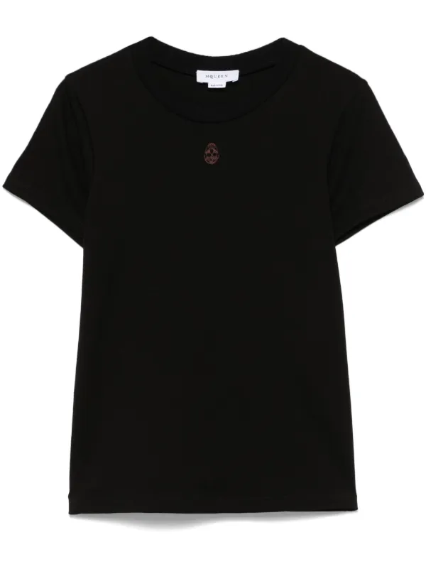 Tシャツ・カットソー ALEXANDER MCQUEEN BLACK COTTON JERSEY T-SHIRT 27519219_57354525_600.jpg