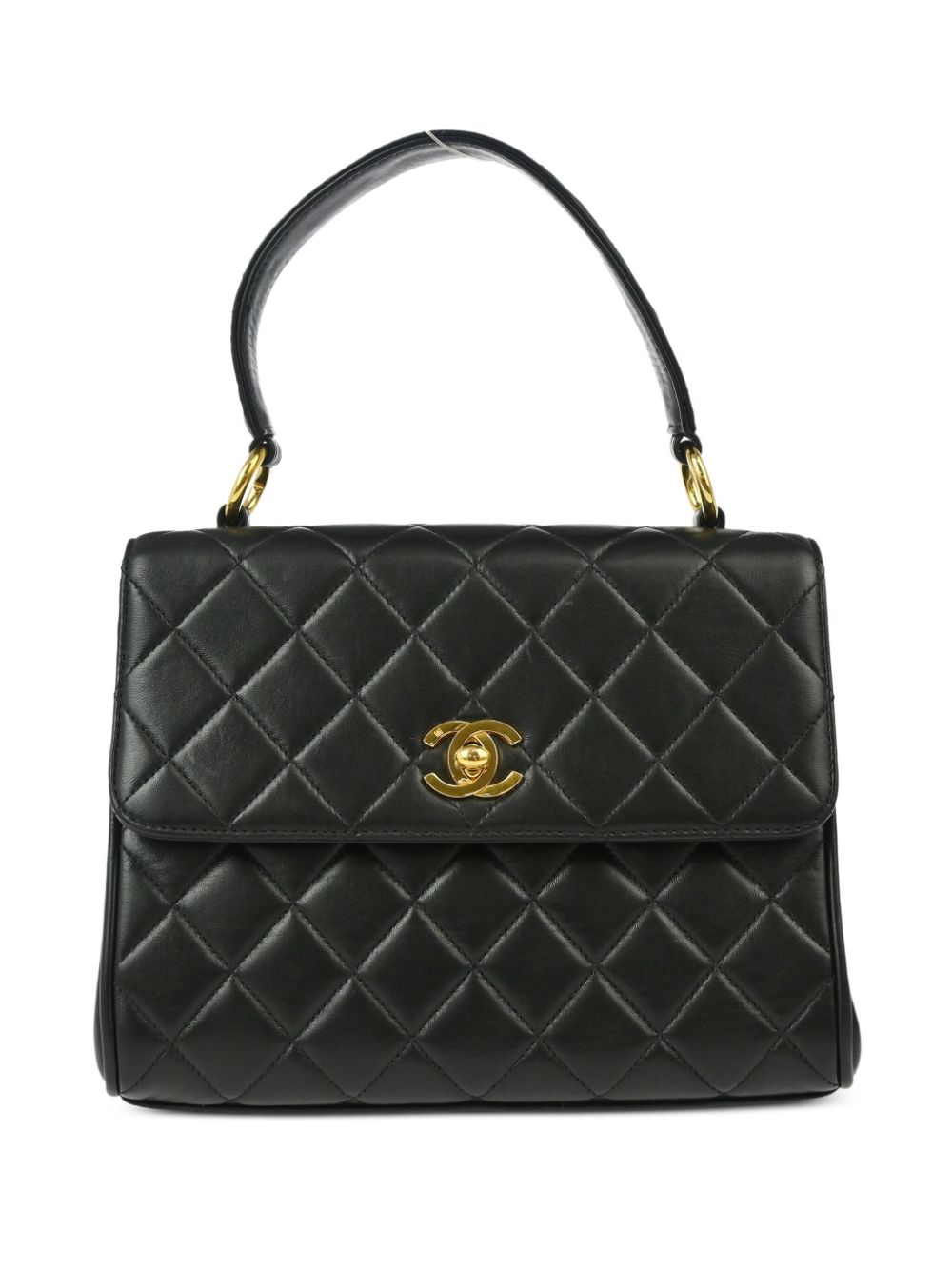 1997 diamond-quilted tote bag