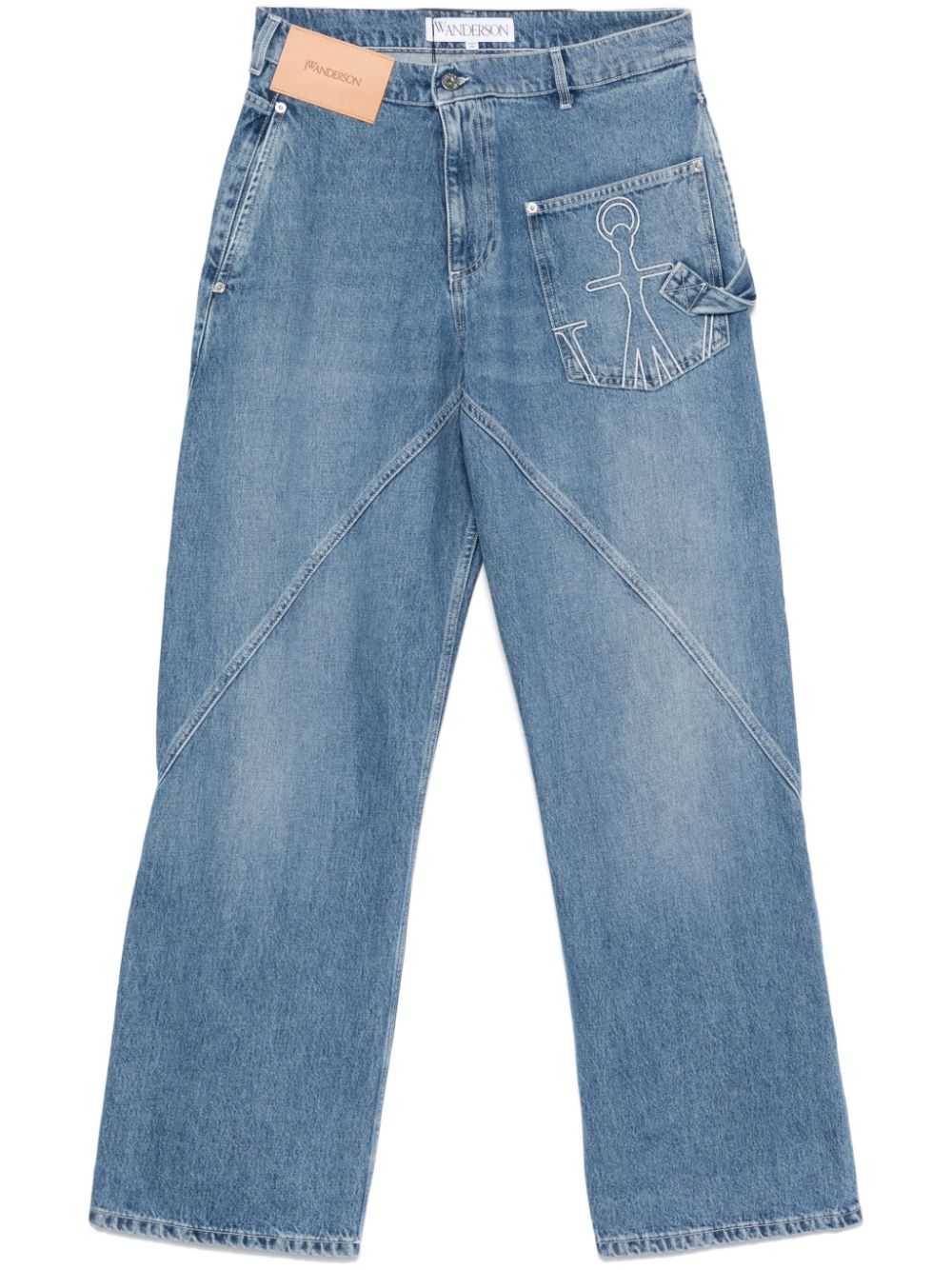 JW Anderson twisted jeans - Blue