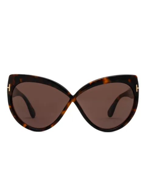 TOM FORD Eyewear tortoiseshell cat-eye frame sunglasses