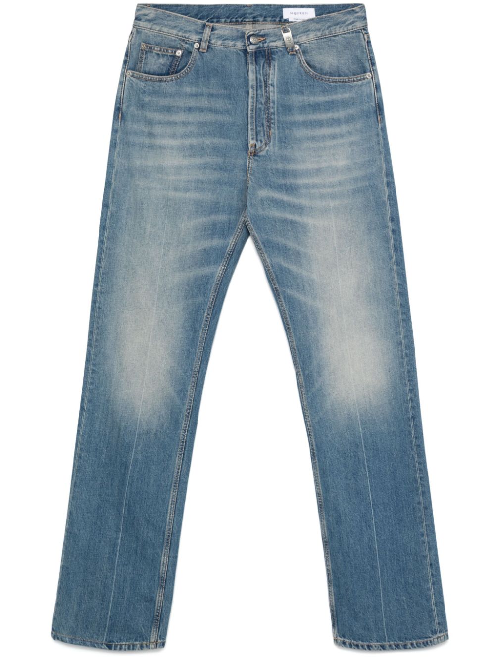 Alexander McQueen Straight jeans Blauw