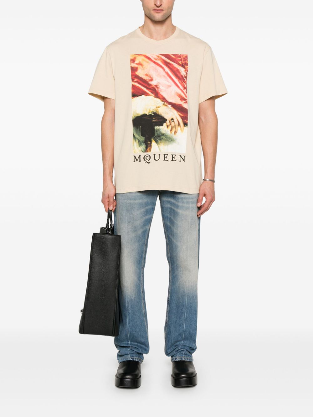 Alexander McQueen straight-leg jeans - Blauw