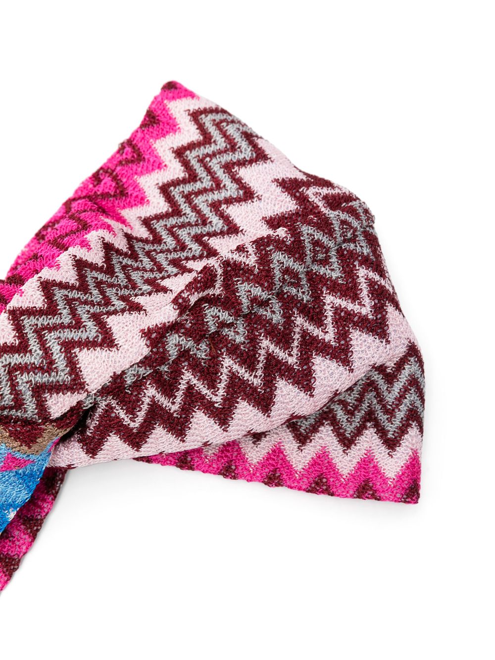 Missoni Geweven haarband - Roze