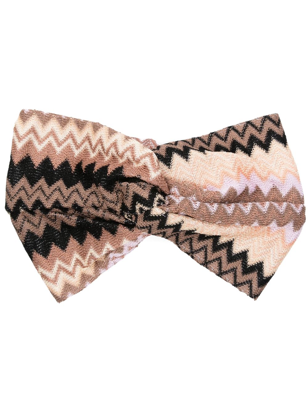 Missoni zigzag-woven hairband - Neutrals