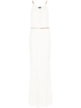 TOM FORD Belted Maxi Dress | White | FARFETCH