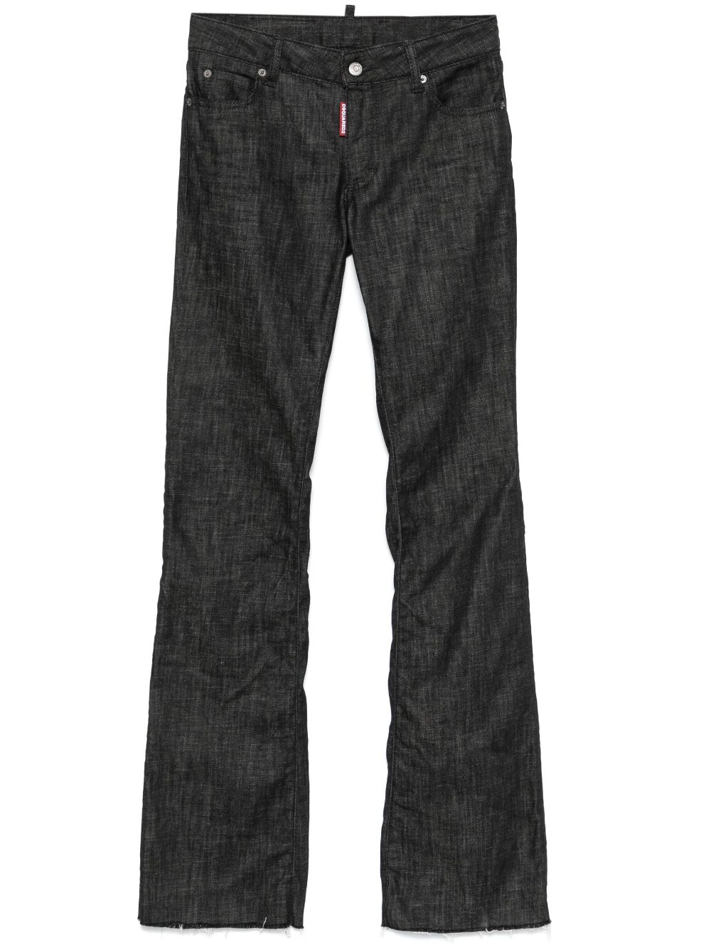 DSQUARED2 Mid waist flared jeans Zwart