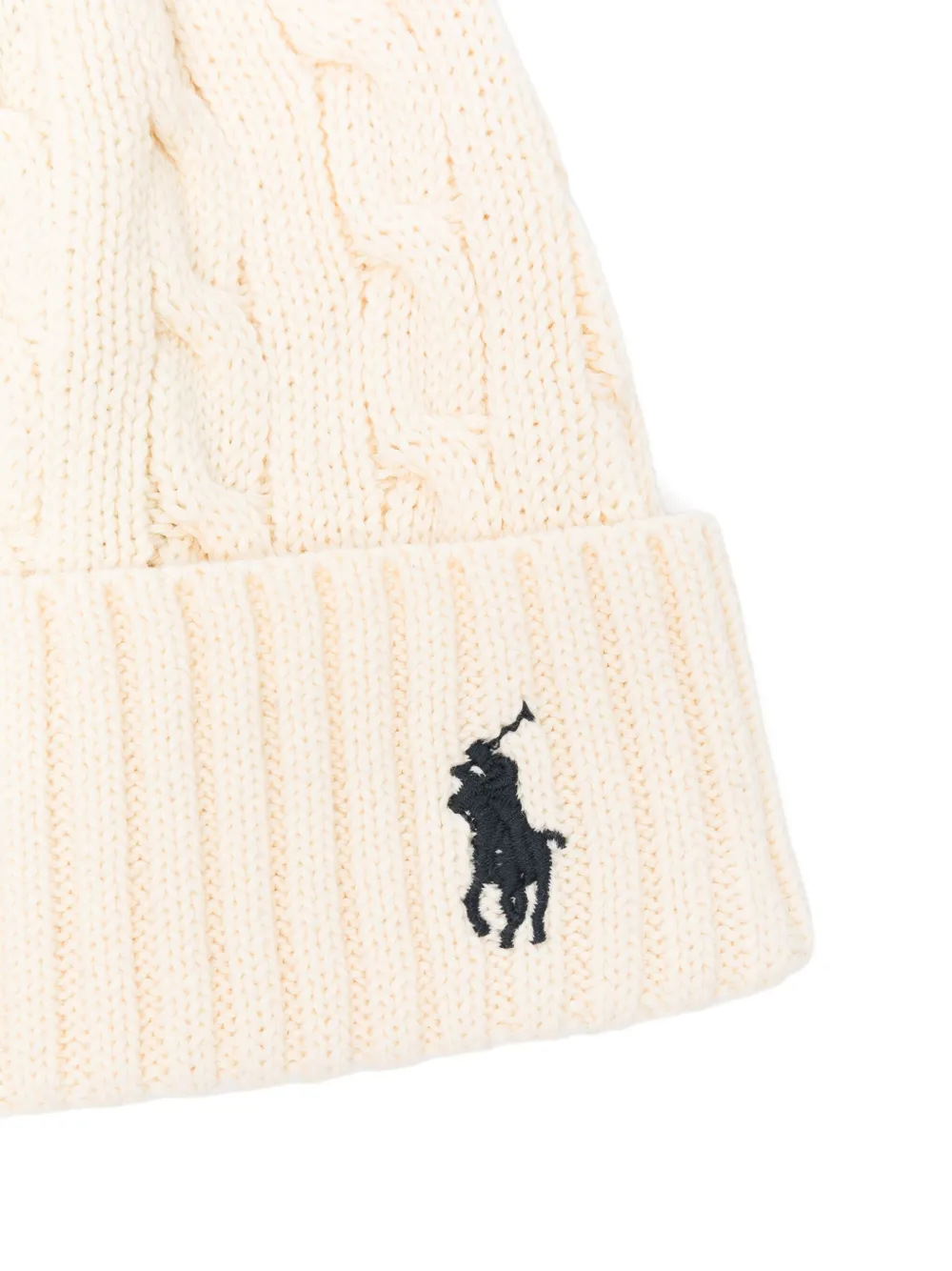 Polo Ralph Lauren cable-knit beanie hat | Image 2